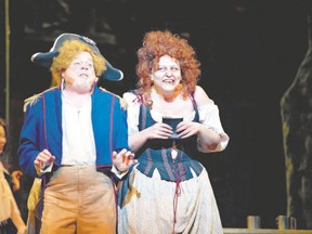 Eddie Glen is Thenardier and Kristen Peace is Madame Thenardier in Les Miserables, opening Thursday at Huron Country Playhouse in Grand Bend. (Hilary Gauld Camilleri/Special to QMI Agency)