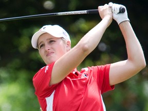 Bath's Augusta James shot 6 over par through two preliminary rounds at the Nassau Country Club in Glen Cove, N.Y., including a 4-over 74 in stroke play on Tuesday. (QMI Agency file photo)