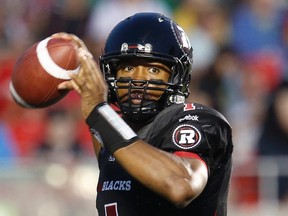 Henry Burris of the Ottawa RedBlacks has been selected by the CFL and CFL writers as the East Division's top quarterback in 2015. (Reuters)