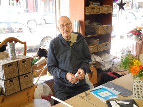 Charlie Donevan still toils six days a week at Donevan's Hardware in Gananoque, which was started by his grandfather 142 years ago. (Wayne Lowrie/QMI Agency)