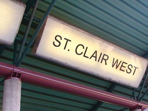 St. Clair West station. (Toronto Sun files)