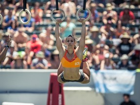 Camille Leblanc-Bazinet at the 2014 Reebok CrossFit Games at the StubHub Center in Los Angeles, California. (QMI Agency Files)