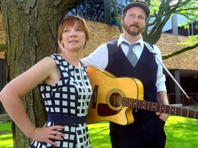 Colleen and Steven Murphy perform as Westminster Park. (MORRIS LAMONT, The London Free Press)