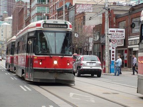 A King St. 504 streetcar (Toronto Sun files)