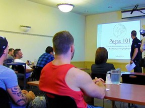 In the morning, a theoretical course is offered to students to show them the various facets of the porn profession. (QMI Agency/ Handout)