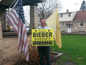Adam Bieber is running for sheriff in Shawano County, Wis. (Facebook)