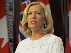 PC MPP Christine Elliott at Queen's Park. (Antonella Artuso/Toronto Sun)