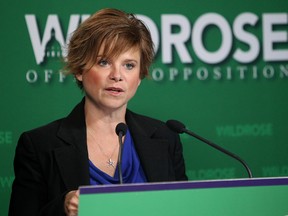 Wildrose MLA Kerry Towle comments on the Auditor General's August 2014 Special Duty Report of Premier Redford and Alberta's Air Transportation Services Program, during a press conference at the Alberta Legislature in Edmonton Alta., on Thursday Aug. 7, 2014. David Bloom/Edmonton Sun/QMI Agency