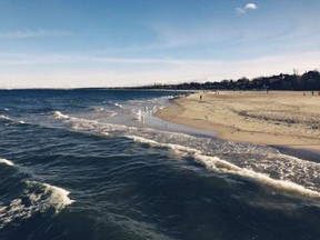 A general view of a beach in Sopot March 17, 2014. Picture taken March 17, 2014. REUTERS/Roberta Cucchiaro