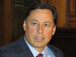 Ontario Infrastructure Minister Brad Duguid at Queen's Park on Friday, Aug. 8, 2014. (ANTONELLA ARTUSO, Toronto Sun)