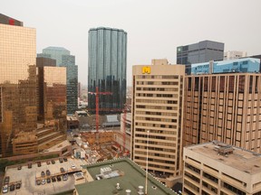 Edmonton's city skyline is seen from the top of the Westin hotel in Edmonton, Alta., on Wednesday, July 16, 2014. Ian Kucerak/Edmonton Sun File