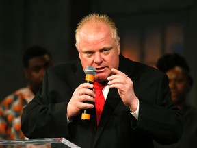 Mayor Rob Ford (CRAIG ROBERTSON, Toronto Sun)