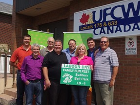 Ryan Byrne/For the Sudbury Star
Labour Day Family Fun Fest committee members gathered on Friday to announce the third installment of the event.