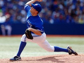 Since the all-star break, Blue Jays closer Casey Janssen has a 9.72 ERA. (Michael Peake/Toronto Sun)