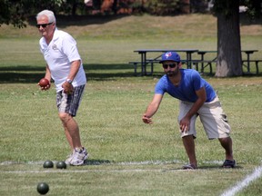 The San Rocco Festival attracted thousands of people to Clearwater Arena this year for a taste of Italian cuisine and culture. Sunday, August 10 saw many of the attendees participate in a bocce ball tournament. SHAUN BISSON/THE OBSERVER/QMI AGENCY
