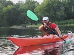Michael Doerksen paddled from Ste. Agathe to Hudson Bay, a trek of about 1,300 kilometres, in an effort to raise funds for a wilderness camp for inner-city kids. (HANDOUT)