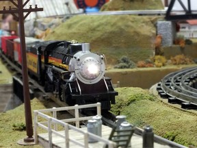 A train at the Moore Museum, part of an exhibit on Lionel model trains. The facility will have volunteers on hand to explore the historical model toys again on August 24. BRENT BOLES / THE OBSERVER / QMI AGENCY