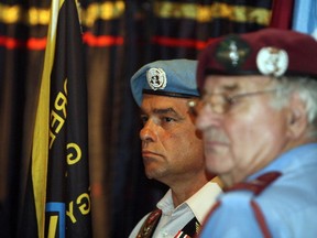 Ben Leeson/The Sudbury Star
A cenotaph ceremony was held at the Lockerby Legion to mark National Peacekeepers' Day on Saturday.