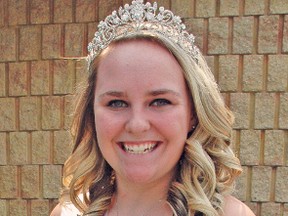 Hailey Jung, the 2013 Mitchell Fair Ambassador, is preparing to wrap up her year-long role. She will be one of over 80 participants from across Ontario to compete in the 2014 CNE Ambassador of the Fairs from Aug. 14-17 in Toronto. KRISTINE JEAN/MITCHELL ADVOCATE