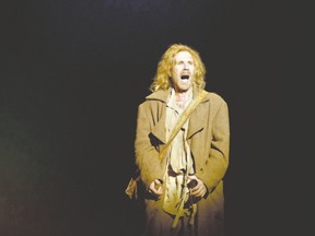 David Rogers stars as Jean Valjean in Drayton Entertainment?s production of Les Miserables, on at Huron Country Playhouse in Grand Bend. (Hilary Gauld Camilleri/Special to QMI Agency)