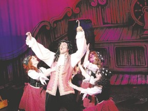 Thom Allison plays Captain Hook in Drayton Entertainment?s production of Peter Pan at Huron Country Playhouse II in Grand Bend. (John Sharp/Special to QMI Agency)