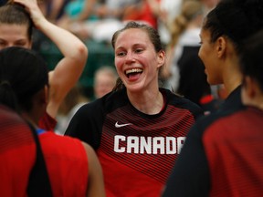Team Canada guard Kim Gaucher was all smiles when she heard Edmonton would host the 2015 Olympic qualifier. (Ian Kucerak, Edmonton Sun file)