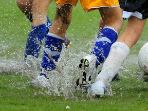 sports fields clsoed due to rain