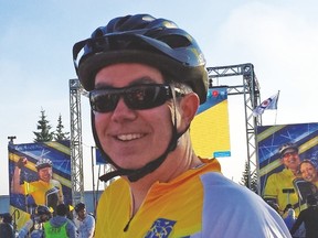Vulcan resident Lyle Magnuson cycled 225 kilometres Aug. 9-10 for the Ride to Conquer Cancer. Submitted photo