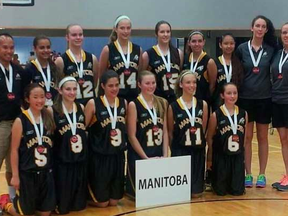 The 16U Manitoba female basketball team, including Elm Creek's Vanessa Millions, 14, won bronze at the 16U Western Championships in Edmonton in late July.
