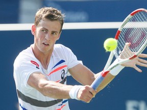 Vasek Pospisil won his first-round match at the Cincinnati Open on Tuesday. (Stan Behal/QMI Agency)