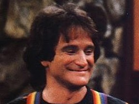 Robin Williams as Mork in Mork and Mindy.