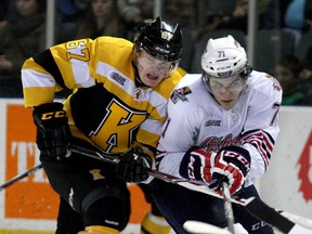 Kingston Frontenacs forward Lawson Crouse has two goals in two games for Canada at the Ivan Hlinka Memorial under-18 hockey tournament in Slovakia. (Whig-Standard file photo)l