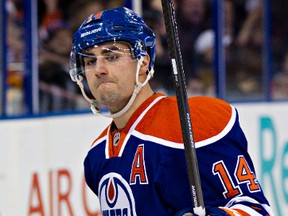 Jordan Eberle says passing on the world championship allowed him an extra few weeks of healing time and training this summer. (Codie McLachlan, Edmonton Sun file)