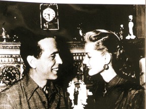 Lauren Bacall with husband Humphrey Bogart (Handout)