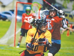 Portager Cole Hannah has made the U16 provincial lacrosse team. (Mike Lukyn/submitted photo)