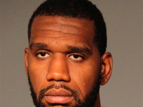 NBA player Greg Oden is pictured in this undated handout photo obtained by Reuters August 7, 2014.