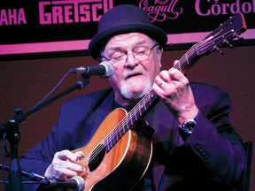 Tim Williams at one of his many sell out shows at Legacy Guitar and Coffee House. He's had three sold out shows and lead a workshop at the popular venue.