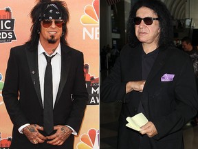 Nikki Sixx and Gene Simmons (WENN.COM)