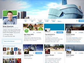 Brian Bowman's Twitter profile.