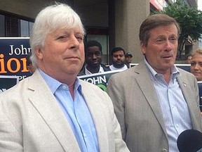 Councillor John Filion says he believes John Tory can "unite the city" if elected mayor. (DON PEAT/Toronto Sun)