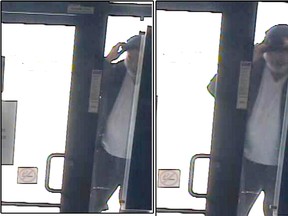 Oxford OPP have released two security camera photos of the suspect in the August 8 robbery at the Royal Bank in Otterville. The description is of a white male, 5'6” to 6' tall, heavy set with a white beard and about 55 to 65 years of age. At the time he was wearing a V-neck T-shirt, blue jeans and clear gloves with a dark vinyl jacket.