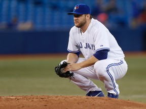 Blue Jays starter Mark Buehrle had a 90-54 record and a 3.71 ERA with the Chicago White Sox over 12 years. (Craig Robertson/Toronto Sun)