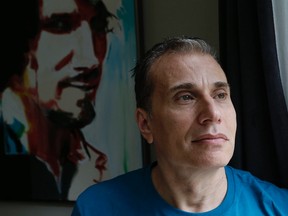 TSN personality Michael Landsberg speaks about his battles with depression over the years on Aug. 14, 2014. (Michael Peake/Toronto Sun)
