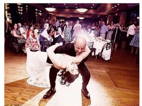 This incredible picture has absolutely nothing to do with my column, other than the father-of-the-bride is my buddy Aquilino Naccarato, seen dancing here with daughter Melissa at her recent wedding. (Danny Hooper photo)