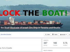 A protest, called Block the Boat, wants to block a cargo ship belonging to Israel's largest shipping company Zim Integrated Shipping Services Ltd.
(Screenshot)