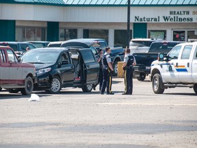 Police in Whitecourt responded to a child left in a van Sat., Aug. 16. The mother of the child was arrested and charged with child abandonment. BRYAN PASSIFIUME/QMI AGENCY