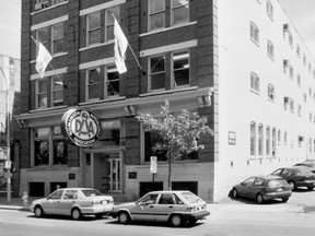 This 1998 photo from the book Downtown London: Layers Of Time shows the iconic Garvey Building (or Garvey House) when it was home to the Dominion Automobile Association.  (John Tamblyn, Special to The Free Press)