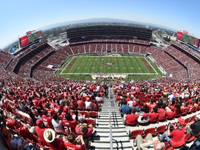 General view of Levi's Stadium during the first quarter between the San Francisco 49ers and the Denver Broncos on August 17, 2014 in Santa Clara, CA, USA. (Kyle Terada/USA TODAY Sports)