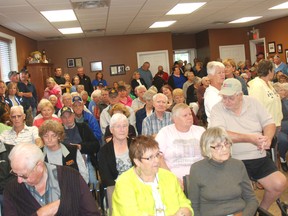 Residents of the Port Glasgow Trailer Park packed the training room at the Rodney fire station last week to support a delegation to West Elgin council on proposed changes to trailer park polciies.