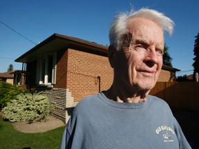 Donald, 88, who was allegedly scammed out of $20,000 by a Richmond Hill contractor, is seen in Scarborough on Monday, August 18, 2014. (Stan Behal/Toronto Sun)